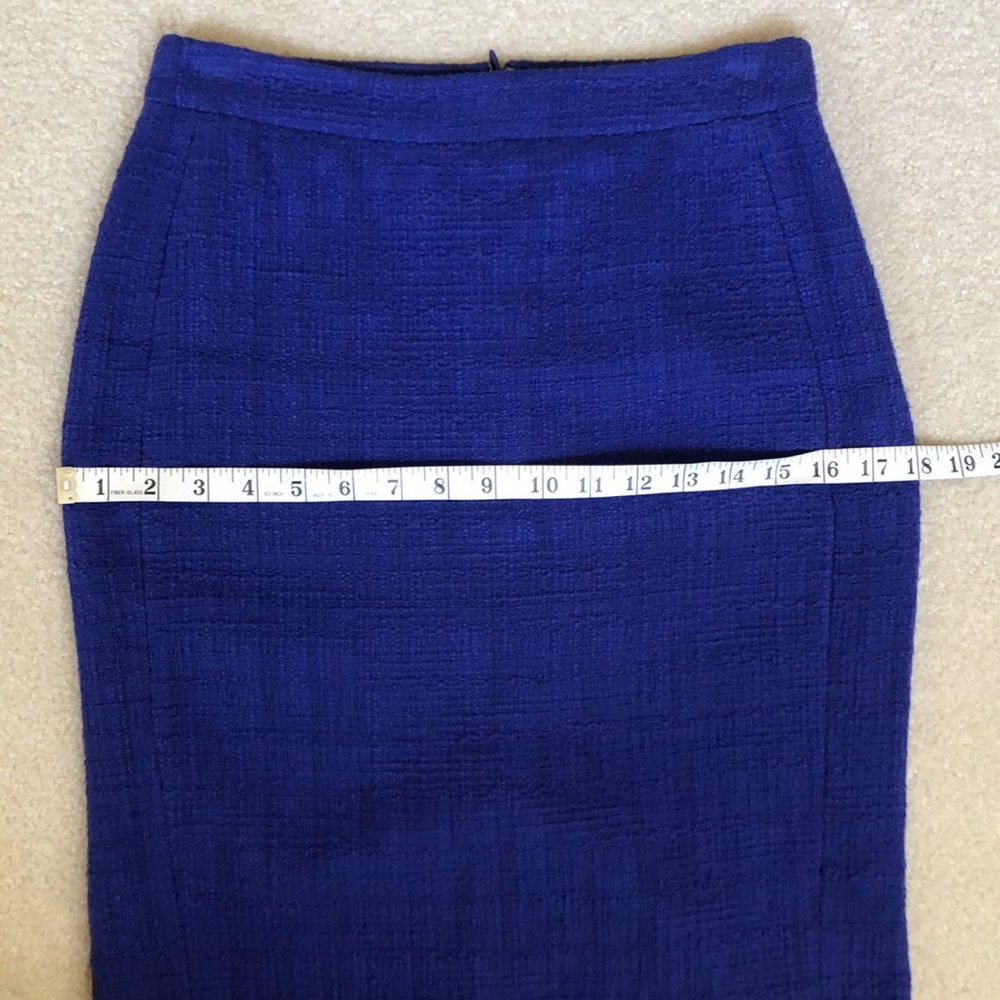 JCrew Textured Tweed Pencil Skirt with Fringes - Picture 15 of 15